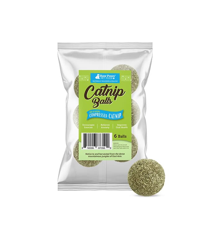 Raw Paws Compressed Catnip Ball
