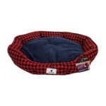 ANICOSE BASKET OCTAGON PLAID BLUE/RED M