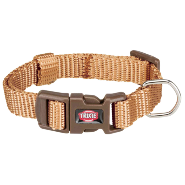 2022-09-21_114558823-e1663749985807 TRIXIE ΠΕΡΙΛΑΙΜΙΟ PREMIUM L/XL 40-65CM/25MM CARAMEL - Image 1