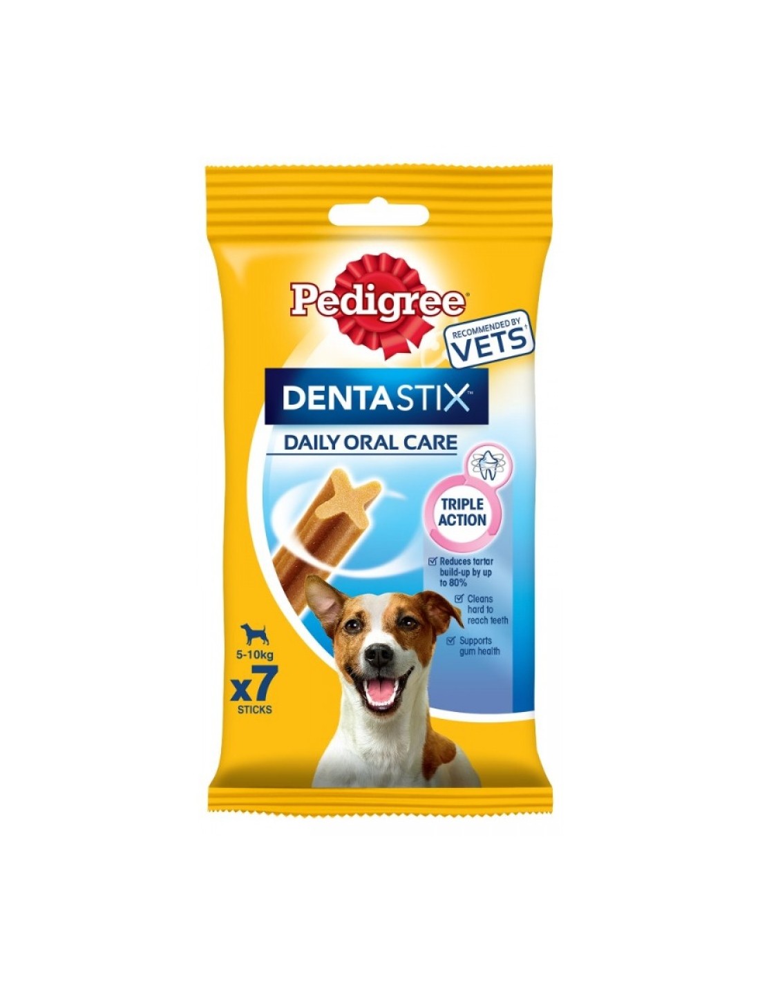 DENTASTIX-SMALL PEDIGREE DENTASTIX (5-10KG) 7PCS - Image 1
