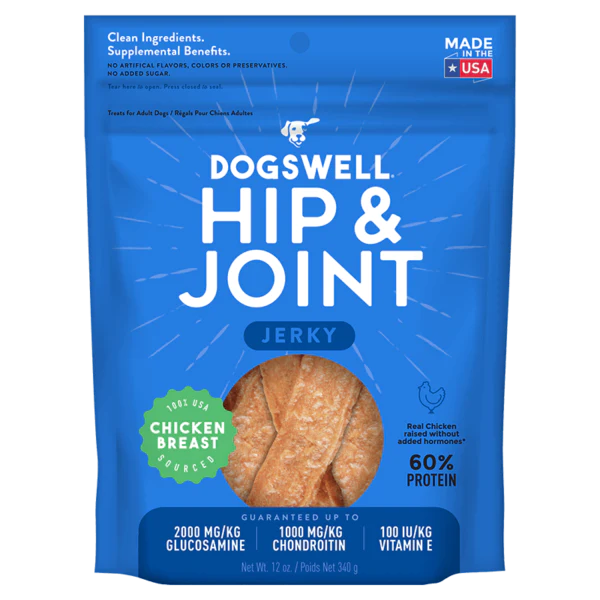 ignore-export8 Dogswell Hip & Joint Jerky Treats, Chicken Breast - Image 1