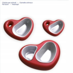 Happy Pet Heart Pet Bowl Small 400Ml - Image 2