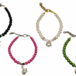 Woof Moda Περιδεραιο Περλα Μαυρο S 23-28Cm