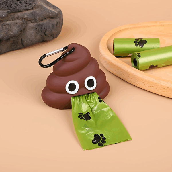 image_2025-08-31_203726906 Papillon Poop Bag Dispenser + 1 Roll Of 15 Degredable Bags - Image 1